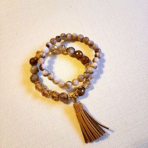 BKE Elastic Bead Bracelets